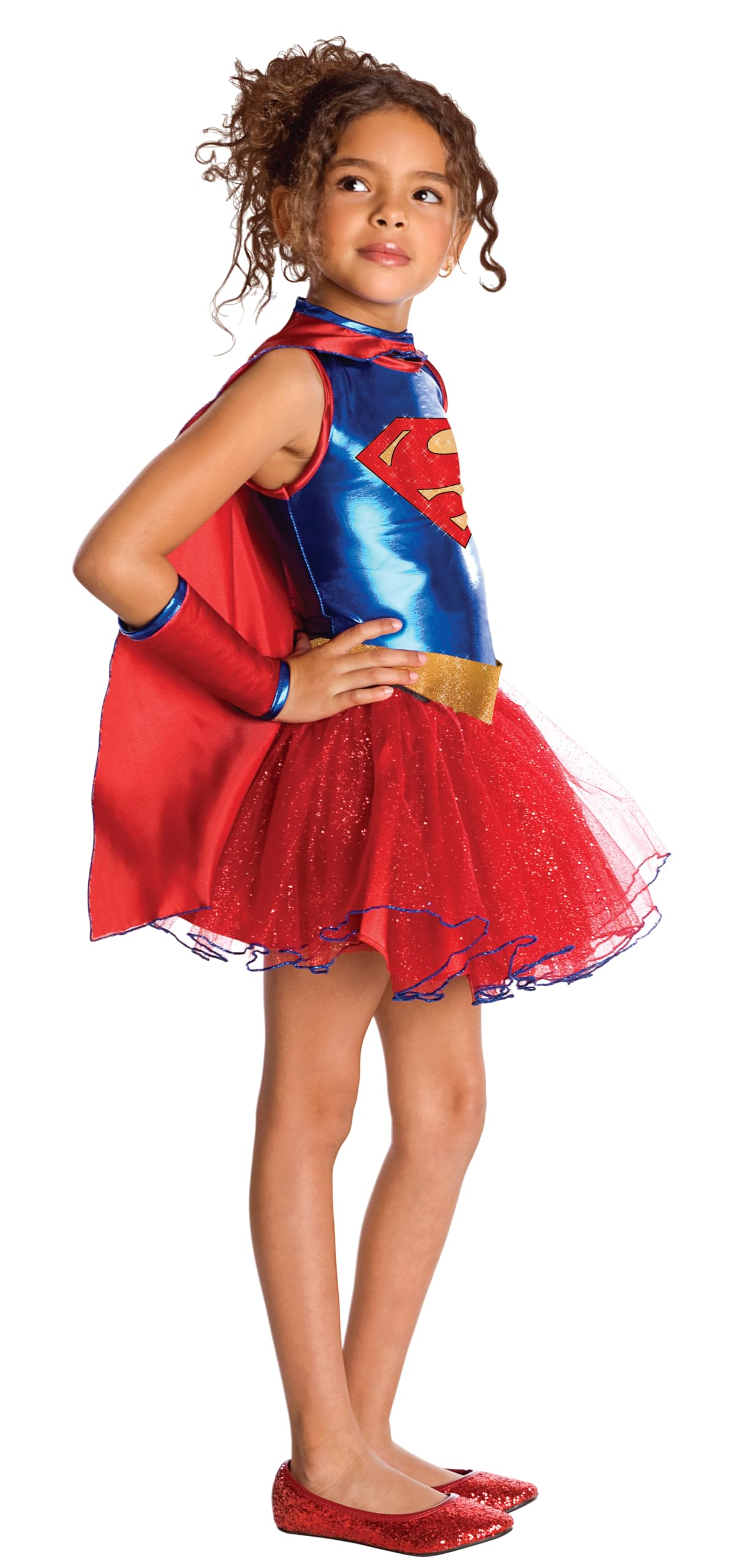 Rubies DC Comics Superheroes: Supergirl Costume Dress for Kids, Girl's Medium