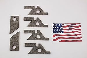 MATACO Bridgeport Mill, J Head Milling Machine Saddle & Knee Felt Wiper Kit M1601