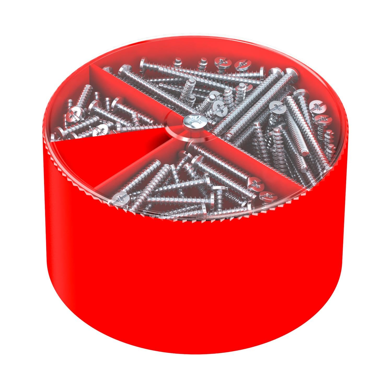 Don Quichotte Tool Screw Assortment Box 300 Pieces for Switch Boxes 100 Pieces 3.2 x 15/3.2 x 25/3.2 x 40 mm