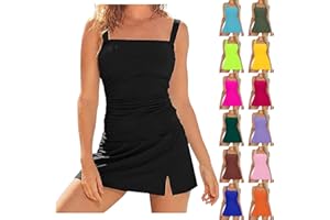 SBLIODA Tummy Control Swimsuits for Women 2 Piece Tankini Swimsuit Sets 2024 Plus Size High Waisted Swimsuit Bathing Suits