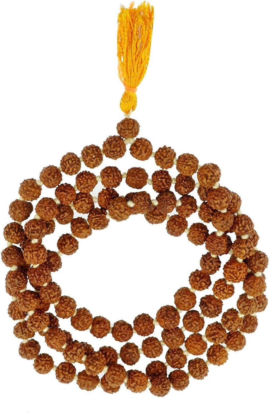 Mahakaal Bhakti Rudraksha Mala (108+1) Beads (6mm, Brown)