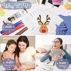 Firefly Craft Glitter Royal Blue Heat Transfer