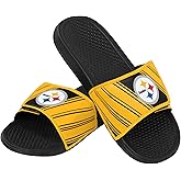 FOCO mens NFL Team Logo Legacy Sport Slide Sandals