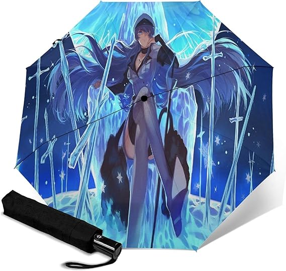 Amazon Co Jp 自動三つ折り傘 アニメ アカメが斬る 自動三つ折り傘 8骨無地三つ折り傘 ボタンスイッチ 高密度防水耐久性のある高級感 防風ユニセックス日焼け防止傘自動スイッチ折りたたみ傘を運ぶのは簡単 服 ファッション小物