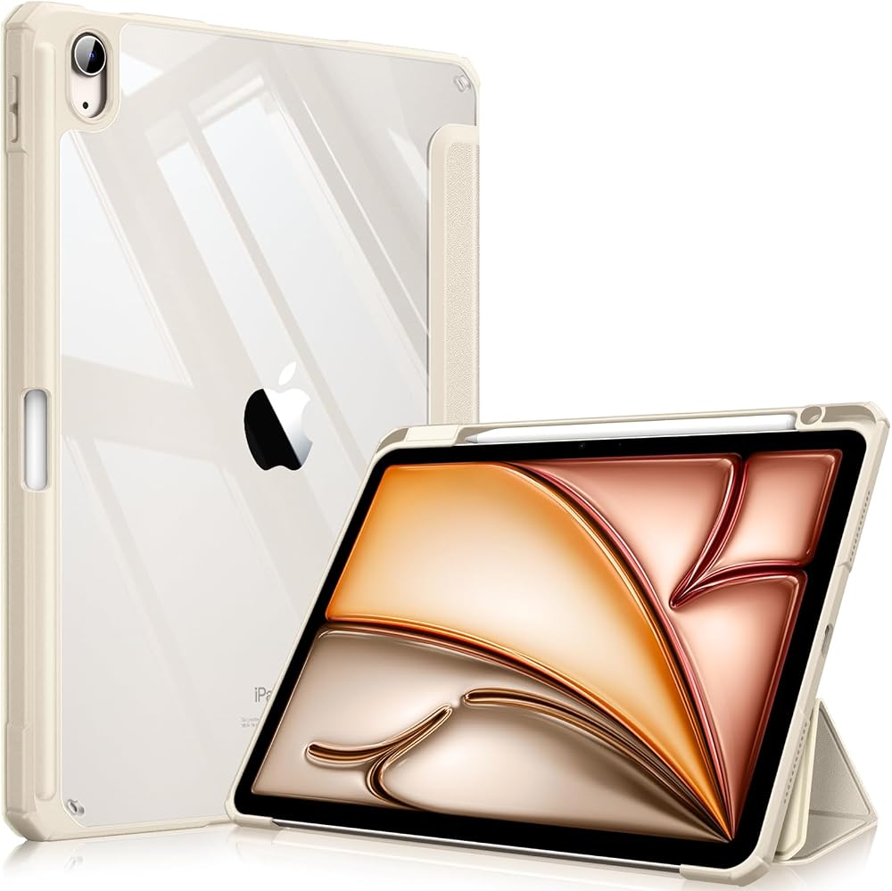 FINTIE Hybrid Case for iPad Air 11in M4/M3/M2 2026-2024 Starlight