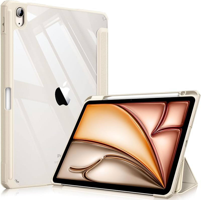 FINTIE Hybrid Case for iPad Air 11in M4/M3/M2 2026-2024 Starlight