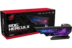 ASUS ROG Herculx Graphics Card Anti-Sag Holder Bracket (Solid Zinc Alloy Construction, Easy Toolless Installation, Included S