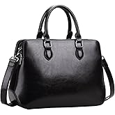 HESHE Genuine Leather Purses and Handbags for Women Tote Bags Shoulder Purses Crossbody Bag Top Handle Handbags