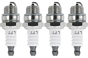 laffoonparts 4 Pack Spark Plugs, 2-Stroke Spark Plugs Compatible with Stihl Chainsaw Parts, Spark Plug Replacement for Stihl 