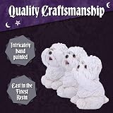 Nemesis Now Three Wise Westies Figurines White 8cm U4461N9 view 3