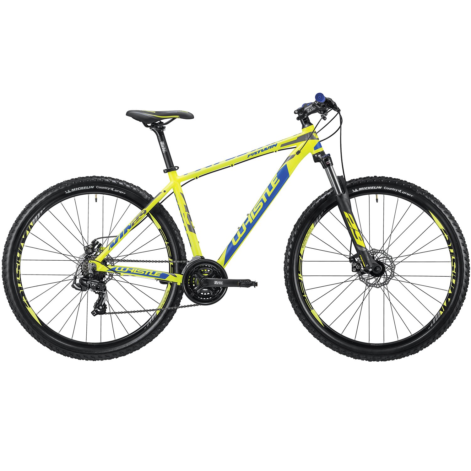 Whistle Patwin 1835 29 Inch Bikes 7velocità Size 48 Yellow/Blue 2018