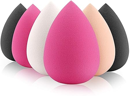 Glamouroui Make up Sponge Beauty Blender Puff (Colour May Vary) -Set of 6