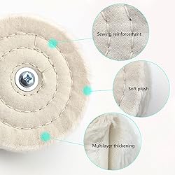 Tworider 8 pcs Buffing Wheel for Drill,Buffing Pad