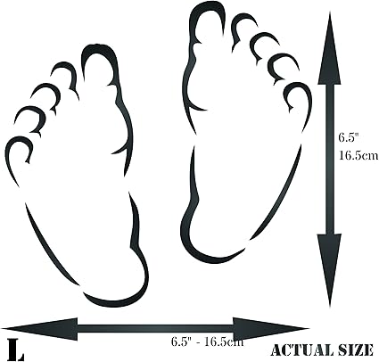 7 5 X 7 5cm Pochoir En Forme De Pieds De Bebe S Loisirs Creatifs Dessin Napravi Rs