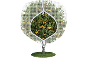 FONUNO Fruit Tree Netting Large Fruit Tree Covers with Zipper to Protect Fruit from Squirrels and Birds Netting for Fruit Trees Fruit Tree Net Protection 10' x 13', 1 Pack