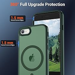 SUPFINE Magnetic for iPhone SE Case 2022 (3rd)/2020