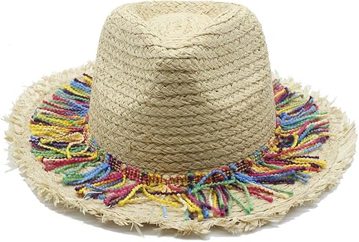 colorful beach hat