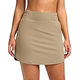 SANTINY Golf Skirts for Women 4 Pockets with Short High Waisted Stretchy Tennis Skirt Athletic Skorts for Woman Casual Summer