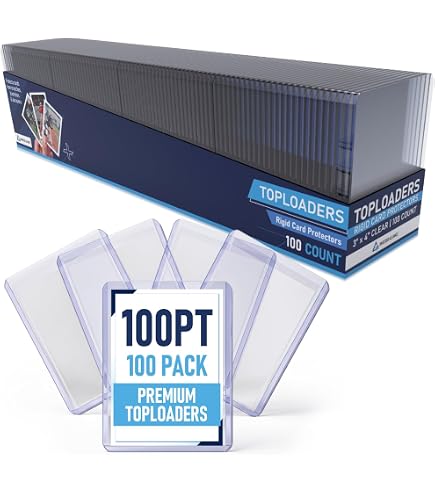 ultra pro extra thick card sleeves Baseball Card Sleeves Ultra PRO 130pt Super Thick Card Toploaders (10 Count) + Card Protector Sleeves Bundle Clear, Standard Size Clear Ultra Pro Sleeves