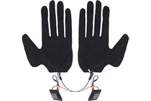 Electric Heated Gloves Pad, Ultra Thin Portable Hand Warmer Heating Pad with 3 Adjustable Modes Plug and Play Thermal Reusabl