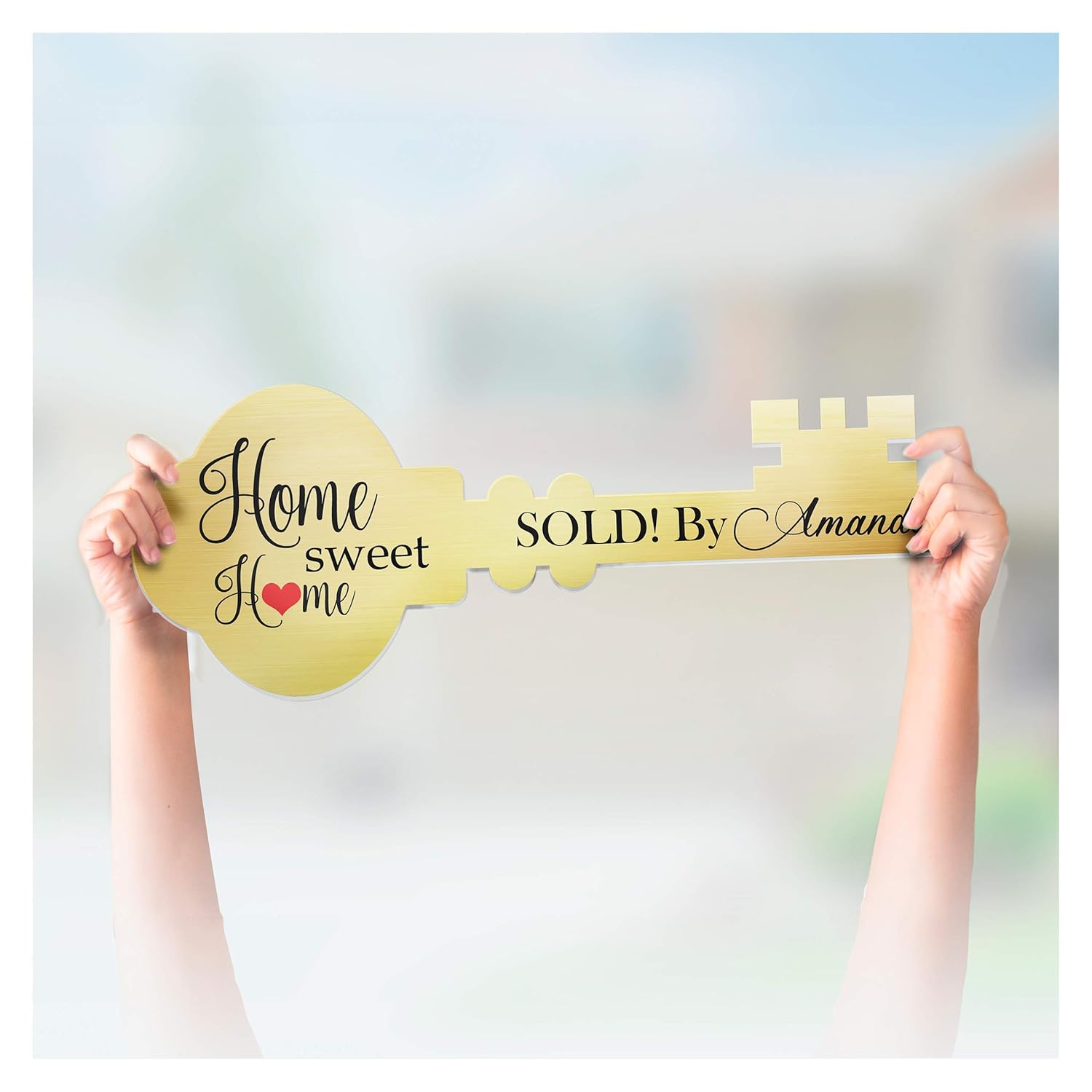 Real Estate Photo Props Signs Key Prop, Size 45.5x18, 32.5x13 and 21x8