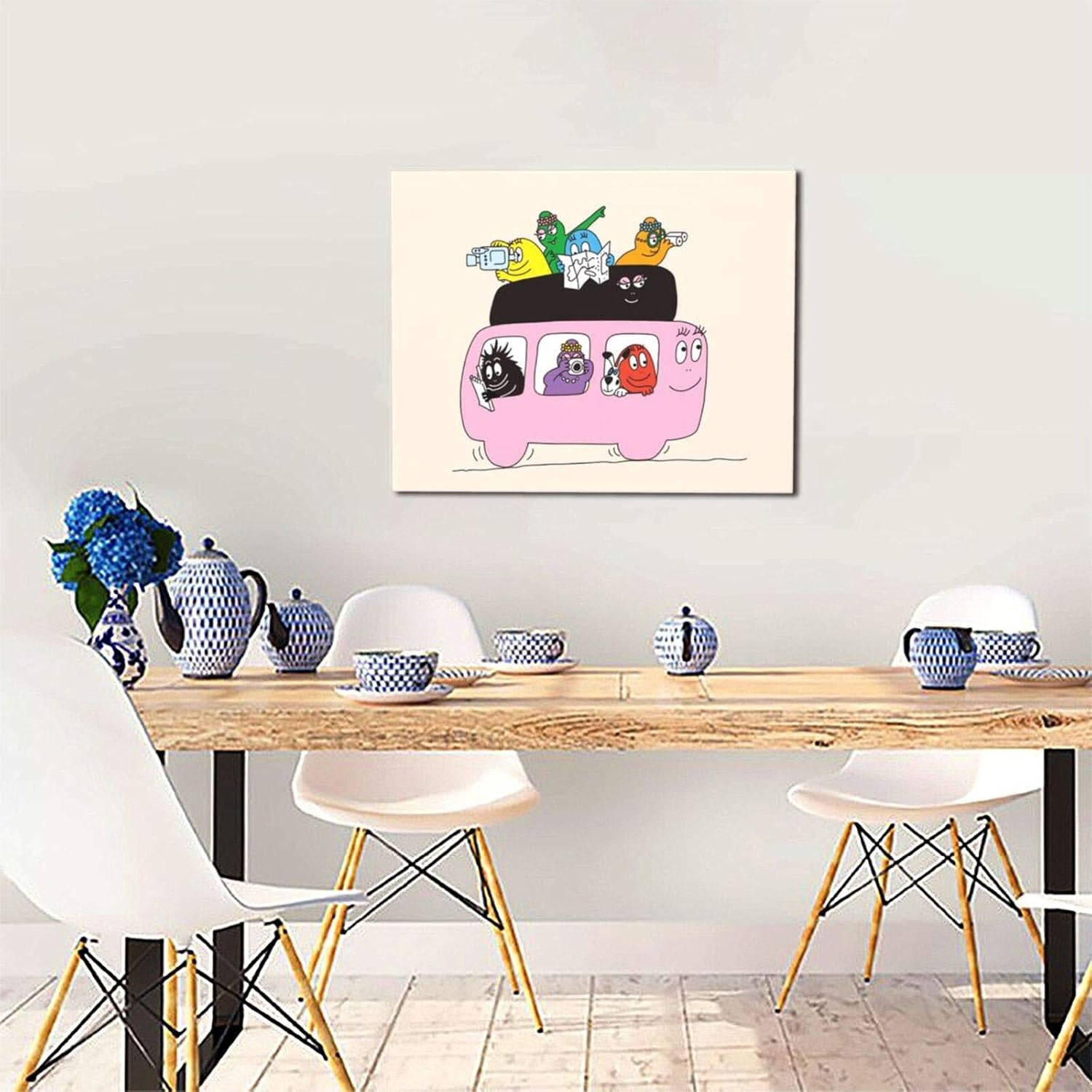 Amazon バーバパパ 1 人気フレームレス装飾画 壁掛け リビングルームの装飾 ソファの背景の壁の装飾 クリアな質感 Hd印刷 ひび割れなし スムーズ 無毒で無味 高い引張強度 手作りフレーム アートデコレーション 贈り物 40 50cm 置物 オブジェ オンライン通販