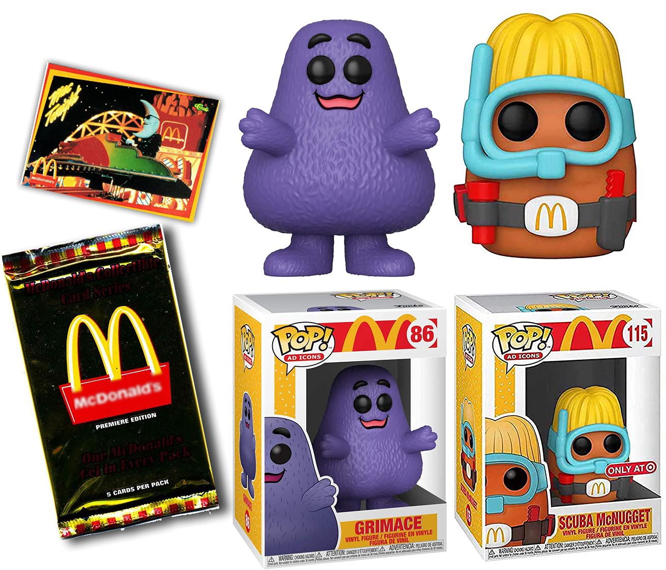 Duh! Shake Figure McDonalds Pop! Exclusive Nugget Bundled with Ad Icons Character Chicken Scuba McNu