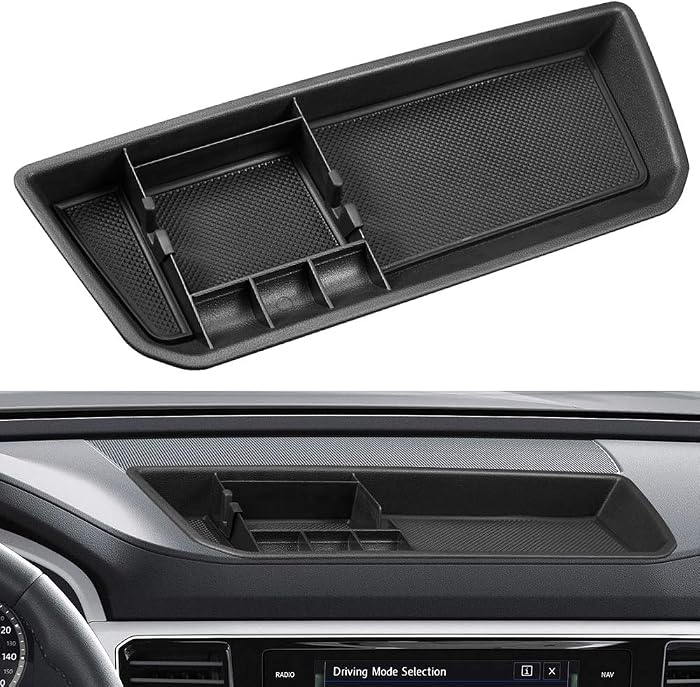 JeCar Dashboard Storage Tray For 1997-2006 Jeep Wrangler TJ - Center Console Organizer