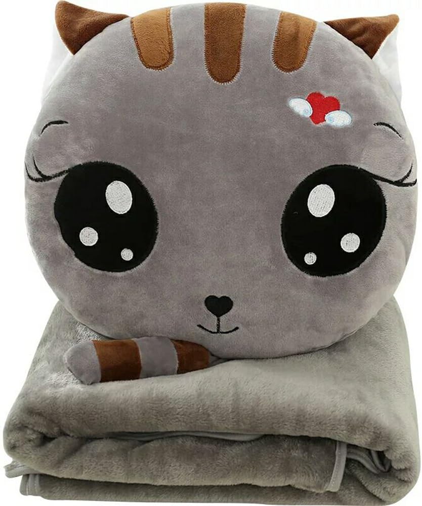 3 in 1 Cute Plush Cat Stuffed Animal 