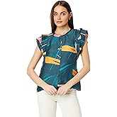 vineyard vines Women's Flutter Sleeve Pintuck Top