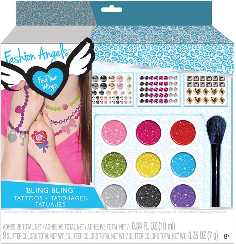 "Bling Bling" Body Glitter Tattoo Kit