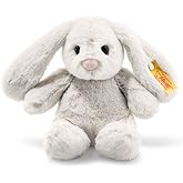 Steiff Handcrafted Since 1880 Premium Plush Stuffed Bunny Soft Toy - 8" Hoppie Rabbit