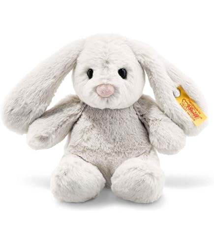 Amazon.com: Steiff Pink Rabbit with Long Floppy Ears, Plus Stuffed