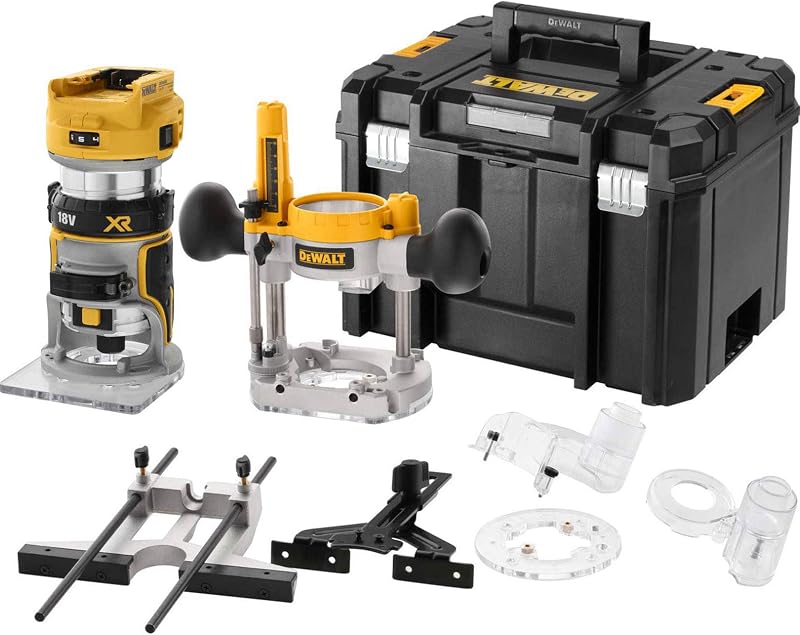 DeWalt DCW604NT 18V XR Cordless Brushless 1/4 Inch Router Kit No Batteries