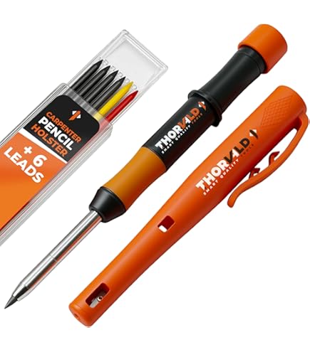 Amazon.com: THORVALD New Carpenter Pencils with Holster for