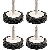 ZORUNNA 4Pcs 2" Quick Change Easy Strip Discs, 1/4" Hex Shank, Surface Prep | Paint Stripper Wheel, Cleans Welds and Removes Rust, Paint, Quick Change Discs for Cleaning