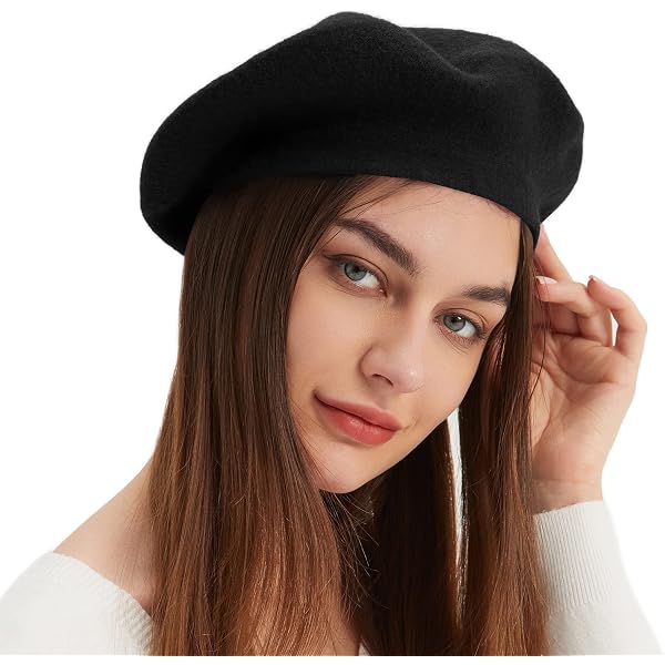Wool Beret Hat French Beret Cap Winter Artist Painter Hat  display picture 2