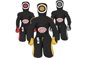 Jayefo Beast 58 BJJ Brazilian JIU Jitsu Wrestling Dummy for Grappling-Submission-Mixed Martial Arts-MMA-Training Punching Throwing Boxing Bag Practice Karate Judo.