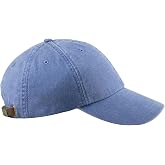 Adams Unisex 6-Panel Low-Profile Washed Pigment-Dyed Cap