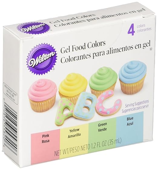 Wilton Gel Food Coloring Set 4/Pkg-Easter