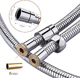 Ibergrif 1.7m Shower Hose Stainless Steel Twist Kink Leakproof Universal G1/2 view 3