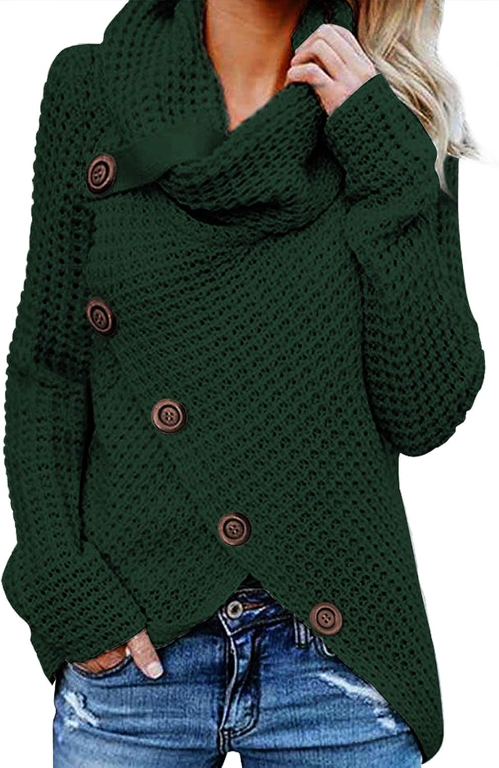 cowl neck wrap cardigan