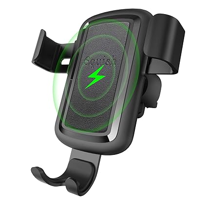 Squish Qi Wireless Car Charger Wireless Charger Car Mount Fast Charging Car Mount Adjustable Gravity Air Vent Phone Mount For Iphone X Xs Max Xr 8