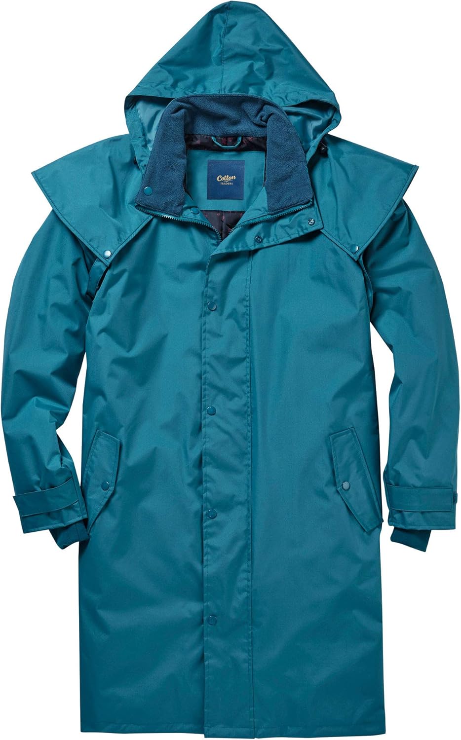 cotton traders fleece lined waterproof jacket