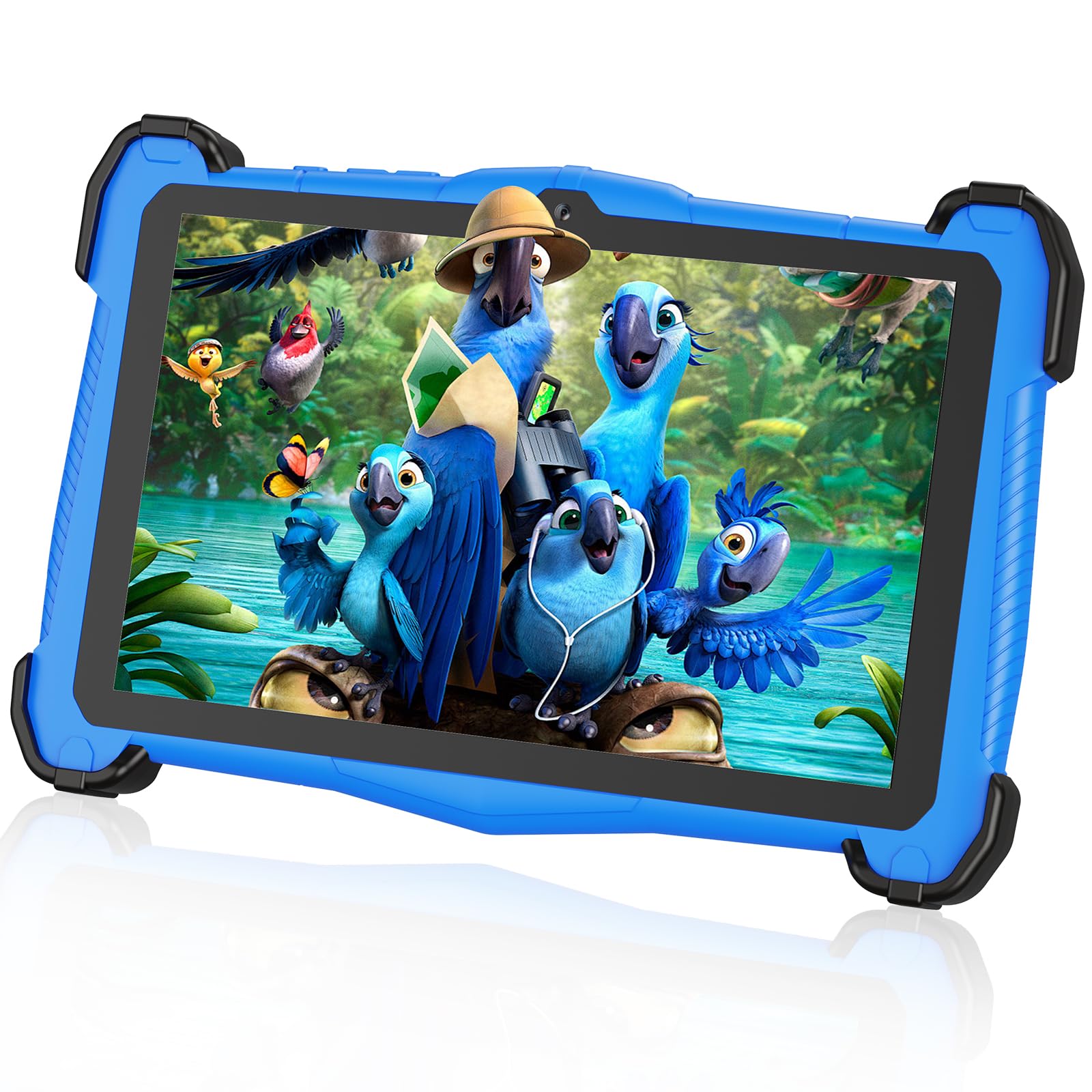 EagleSoar Kids Tablet,7 Inch Android 14 Tablets for Kids, Octa-core 10GB+64GB,Parental Control,Learning App,Dual Camera Pre-Installed Tablet for Toddlers Gift for Child from 3 to 7 (Blue)