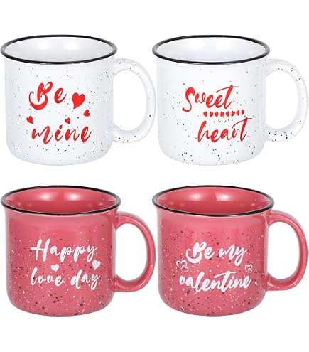 Amazon.com: Cottage Creek Mugs | Mug Set of 2 16oz. Ceramic Coffee Cups | I  Love You Coffee Mugs for Men and Women | Perfect Couples Engagement, Bridal  Shower, Wedding, Christmas &