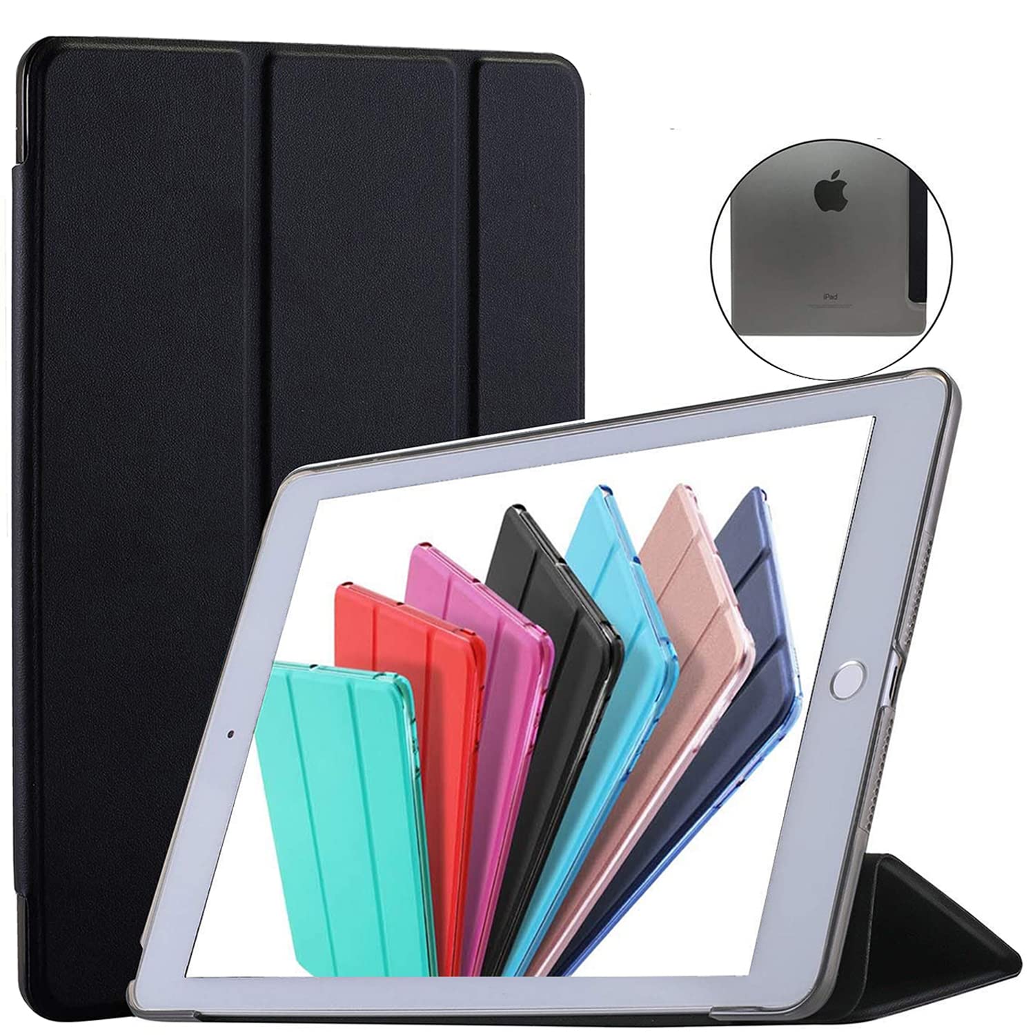 DuraSafe Cases for iPad Pro 12.9 2nd Generation 2017 Cover A1670 MQDC2B/A MQDD2B/A MQDA2B/A A1671 MP6H2B/A MP6J2B/A MP6G2B/A MPL02B/A MPL12B/A MPKY2B/A A1821 MQEF2B/A MQED2B/A - Coal