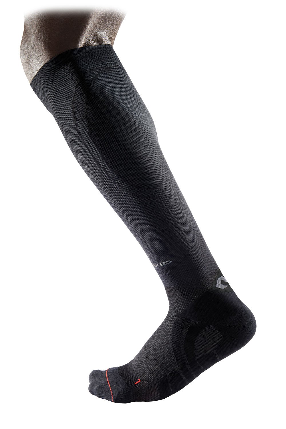 Mcdavid Men's 8834R-BK-V Compression Socks, Black, X-Large