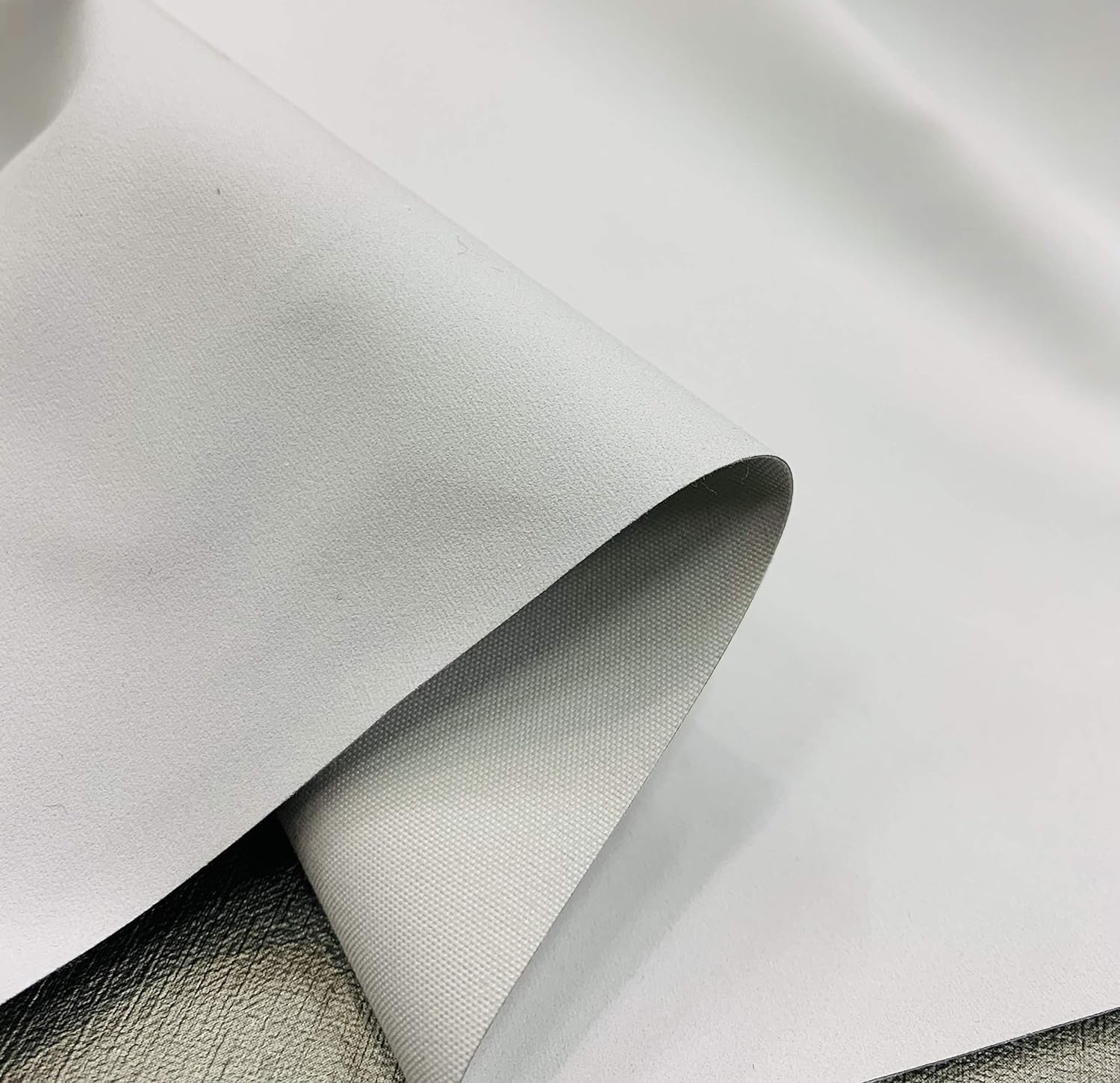 Roc-lon 54 Inch Budget Blackout Drapery Lining, White Cut by The Yard