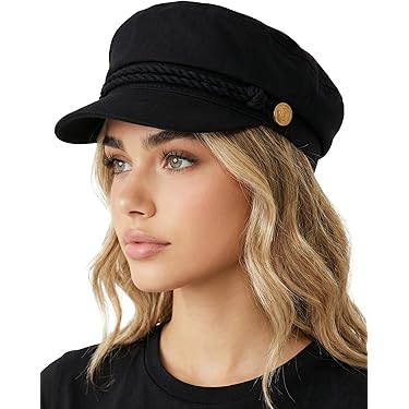 Womens Baker Boy Cap, Newsboy Newsie Paperboy Fiddler Cabbie Hat Flat Beret in Beige Tweed for Fall Winter Spring Season Ideal Gift for Girl